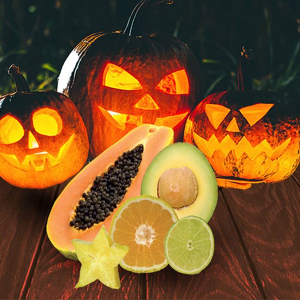 Tropical Halloween treats