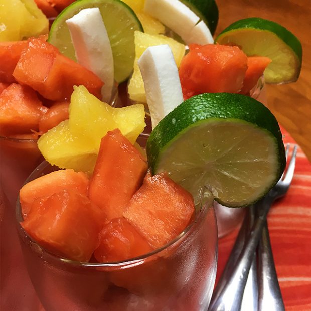 Tropical fruit cup