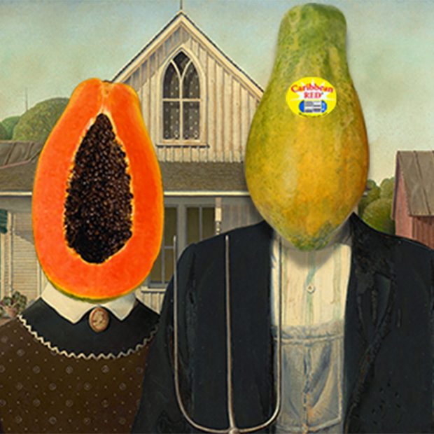 Fun with papaya